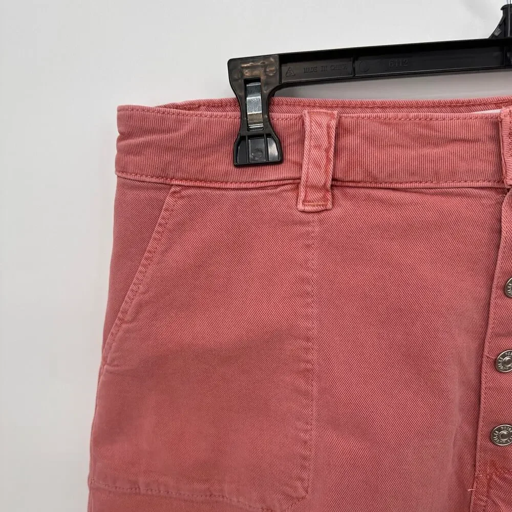 PAIGE New Mayslie Denim Shorts in PInk // 31